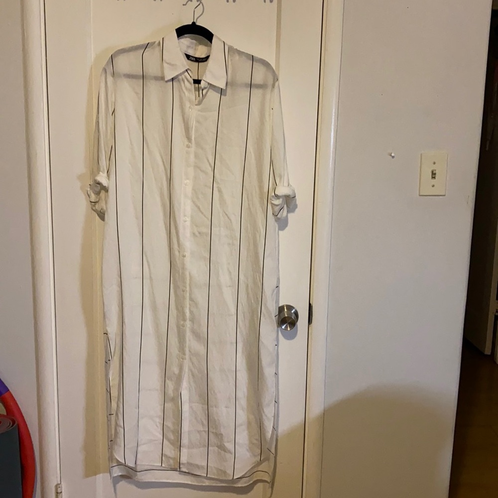 Zara shirt dress